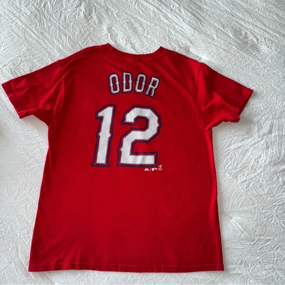 Texas Ranger Vibrant Red Rougned‎ Odor Tee